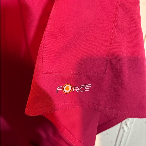 Carhartt Pink Short Sleeve Scrub Top - Picture 3 of 3